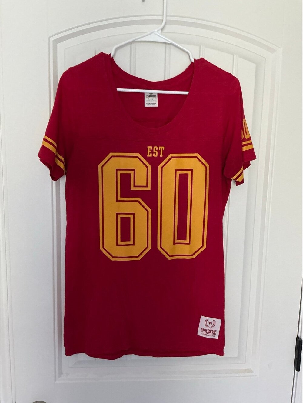 Victoria’s Secret PINK Kansas City Chiefs short sleeved Tee Size Large fitted